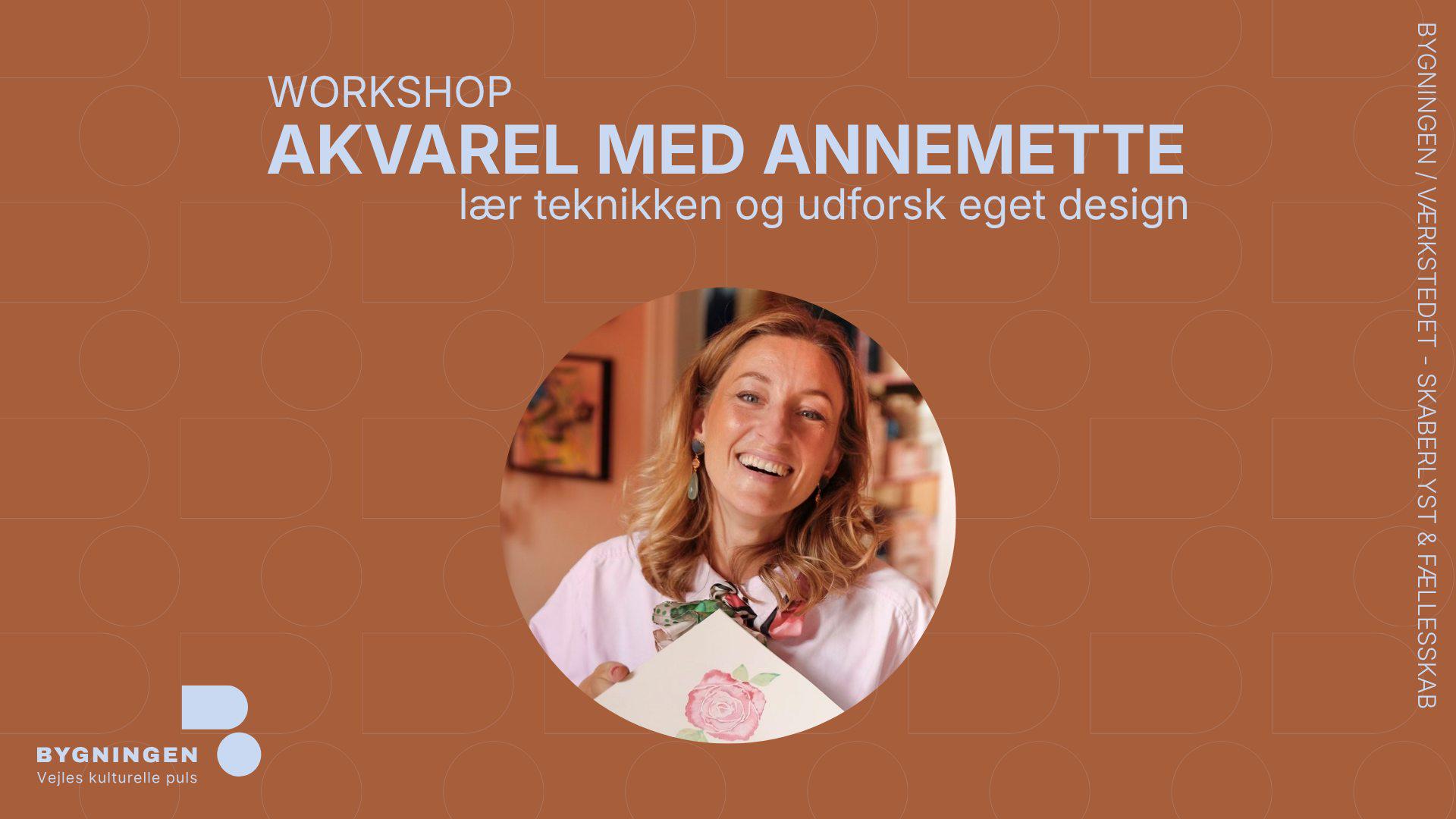 Akvarel med Annemette // En workshop i VÆRKSTEDET